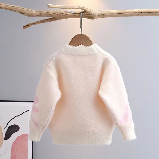Title 4, Autumn and Winter Pullover Mink Fur Knitted Rou...