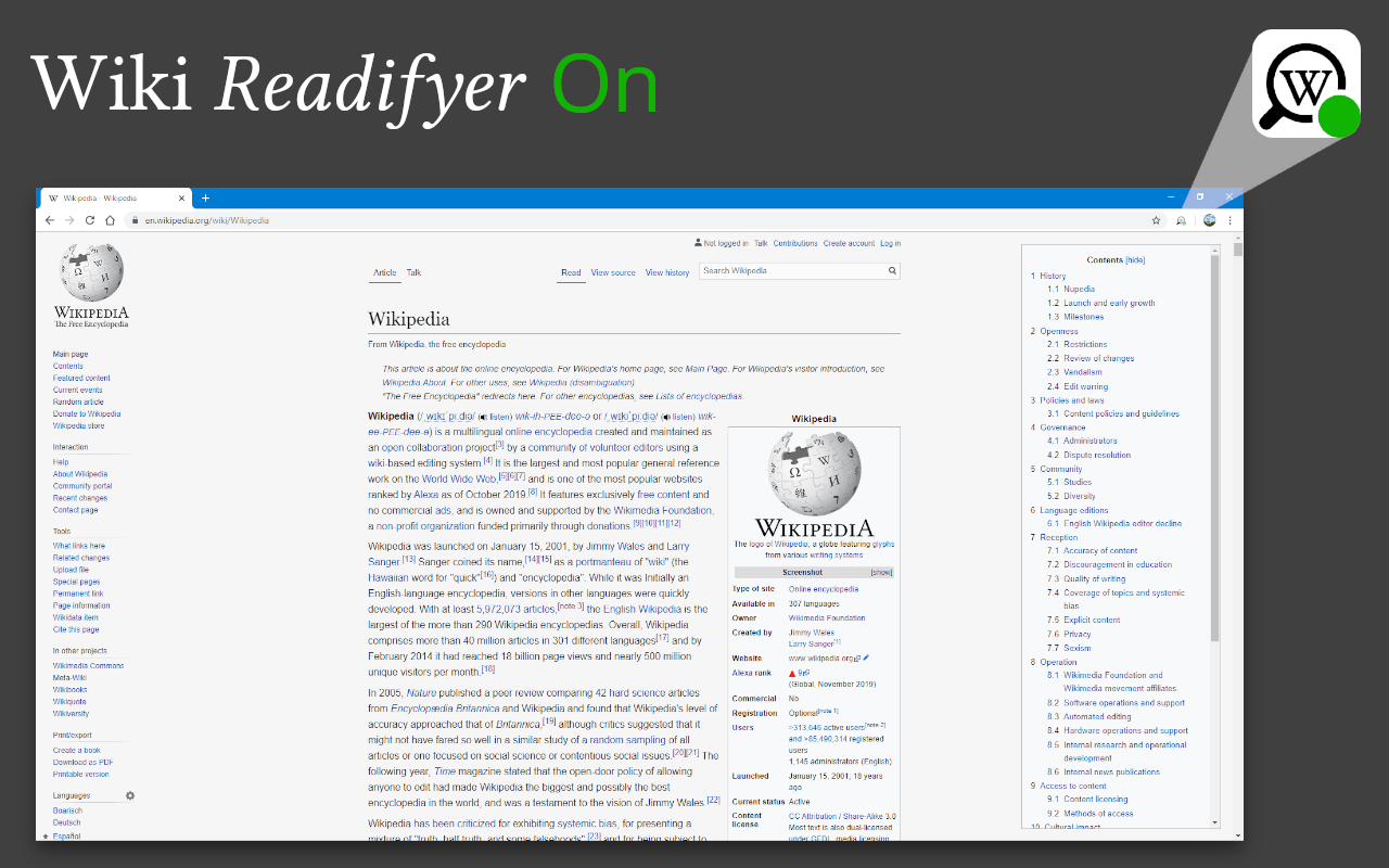 Wiki Readifyer Preview image 3