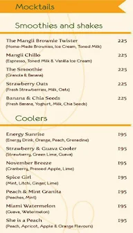 Cafe Mangii menu 3