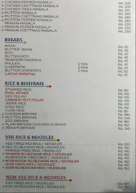 Single Meals menu 3