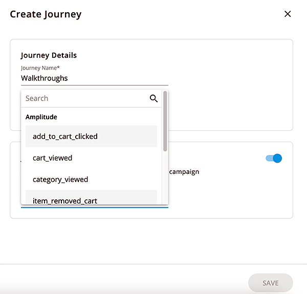 All the events (like ‘Product_viewed’, ‘Add-to-cart’, ‘page_view’ etc) that you’ve added with your existing analytics provider gets automatically listed on the Netcore dashboard