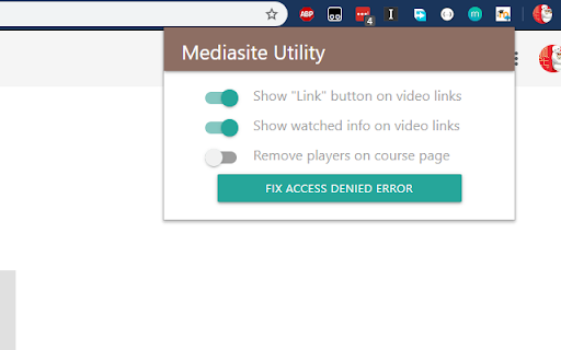 Mediasite Utility for XMUM