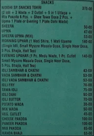 Shree Nidhi menu 8