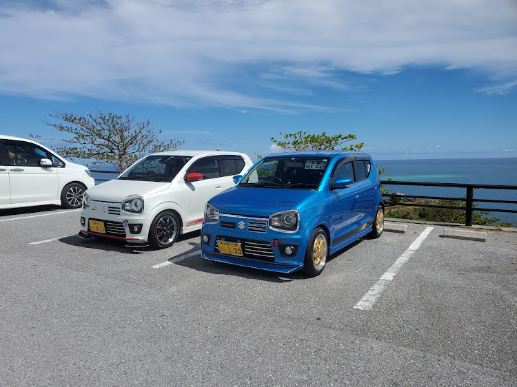 アルトワークスの沖縄・ツーショット写真に関するカスタム事例の投稿画像1枚目