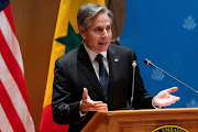 U.S. Secretary of State Antony Blinken speaks during a commercial diplomacy event with U.S. companies and the government of Senegal, at the Radisson Blu Hotel in Dakar, Senegal on November 20, 2021. 