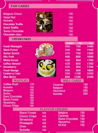 Cakes & Candies menu 1