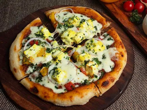 Yellow Pepper Paneer Pizza