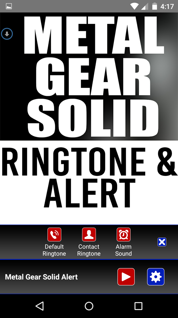 Metal Gear Solid Ringtone Screen 2