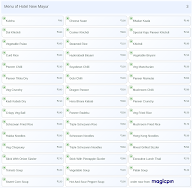 Hotel New Mayur menu 3