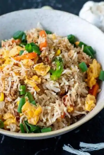 Egg Chilli Garlic Fried Rice