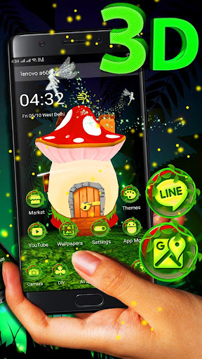 3D Mushroom Launcher Theme ?