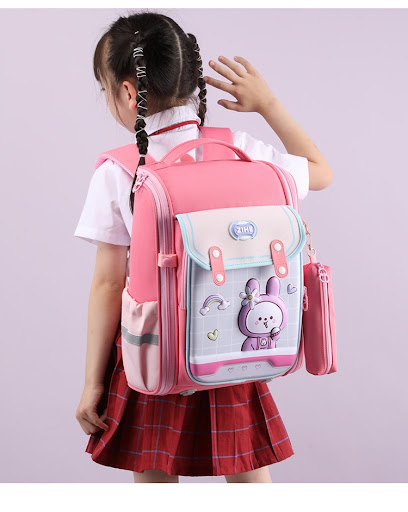 Title 1, 3D Stereoscopic Large Capacity Backpack for Red...