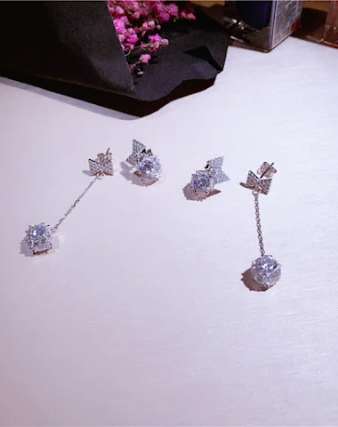 Boucles d'oreilles nœud irrégulière - 2