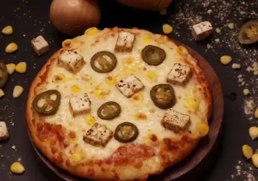 Jalapenos Sweet Corn Paneer Pizza