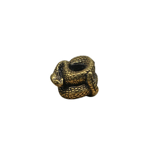 Title 3, Retro Handmade Brass Creative Snake Spacer Brac...
