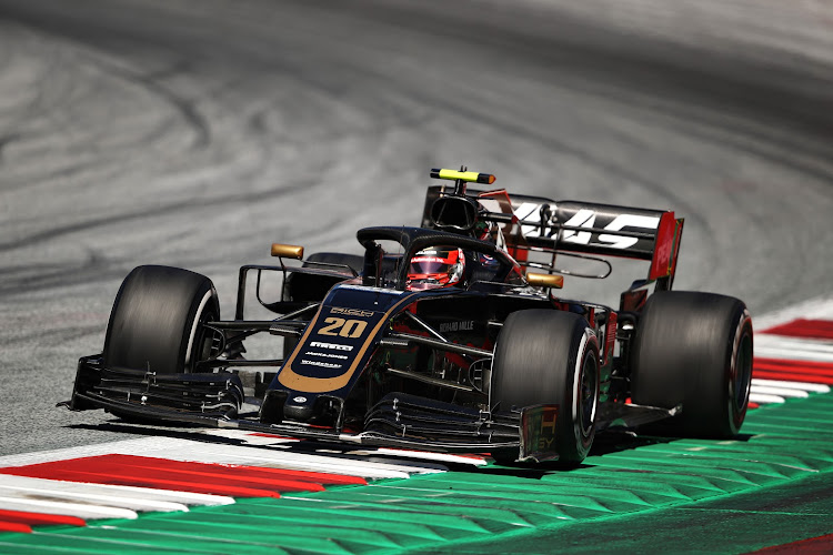 Kevin Magnussen of Denmark driving the (20) Haas F1 Team VF-19 Ferrari on track during the F1 Grand Prix of Austria at Red Bull Ring on June 30, 2019 in Spielberg, Austria.