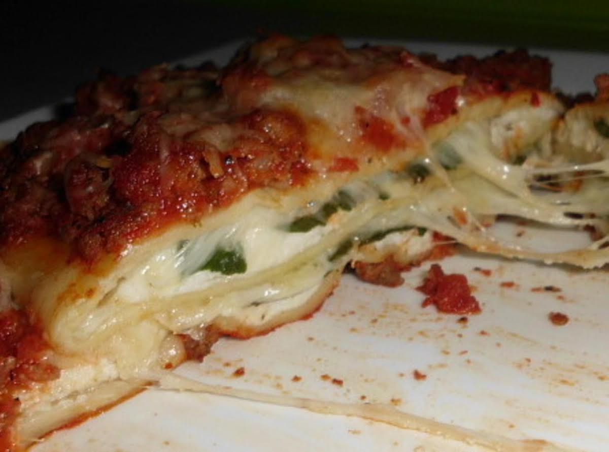 Cheesy Spinach Lasagna Stacks | Just A Pinch Recipes