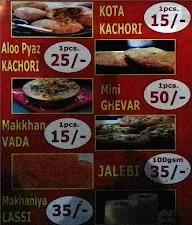 Kota Kachori menu 1