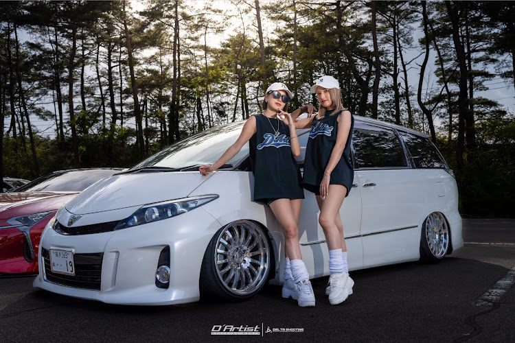 エスティマの新緑と愛車・D’Artist2024・車高短・カールソン・６月もよろしくお願いしますに関するカスタム事例の投稿画像1枚目