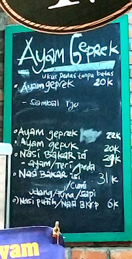 Ayam Geprek & Nasi Bakar menu 1