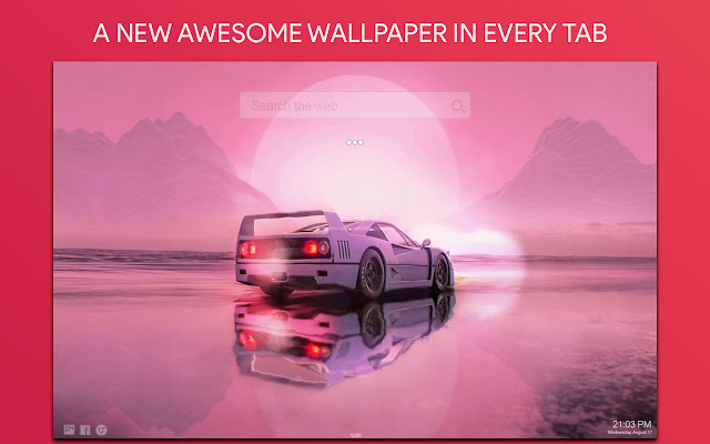 Aesthetic Live Wallpaper HD Custom New Tab