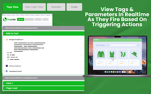 TAGLAB - Analytics & Datalayer Console Viewer