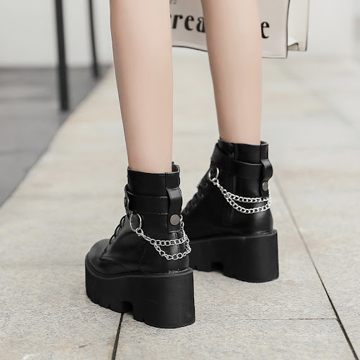 Title 5, New Sexy All-Match Thick-Soled Thick-Heel Marti...