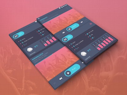 Free Download Flat Zooper Widget Skin APK for PC