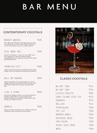 Chapterone Bar menu 4