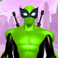 Superhero Ninja Battle spider power rescue fight