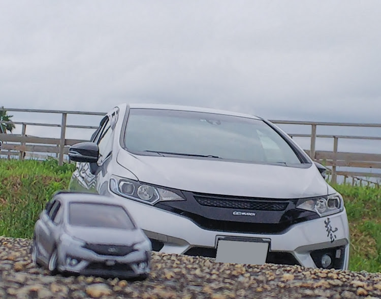 フィットのドライブ・ミニカー・いつメン集合・三重フォルニアに関するカスタム事例の投稿画像8枚目