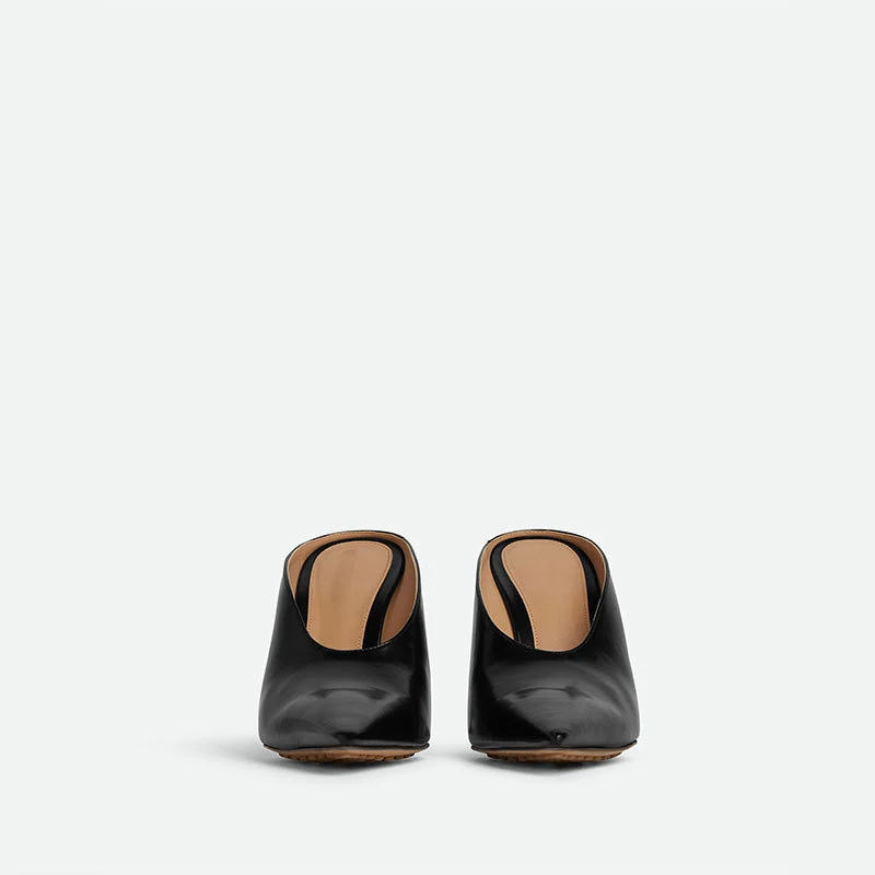 Damskie buty na wysokim obcasie z grubą platformą, lakierowane, z metalową wstawką, duże rozmiary, szyk i wygoda.