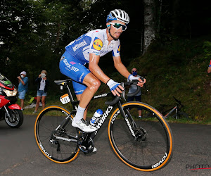 Julian Alaphilippe op de afspraak in zestiende Touretappe