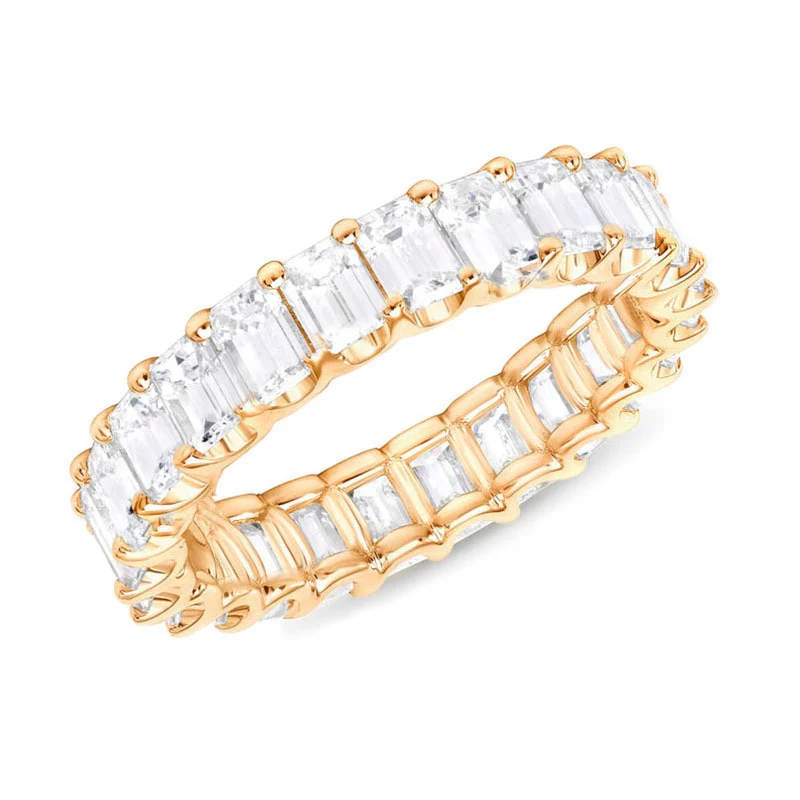 Anillo Creativo para Mujer con un Círculo Completo de Circonitas Incrustadas, Elegancia y Brillo para Cualquier Ocasión