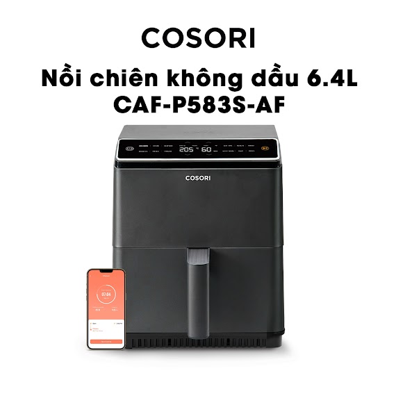 Nồi Chiên Không Dầu 6.4L Cosori P583S - Hàng Chính Hãng