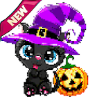 Halloween Color by number Pixel Art New 3.2