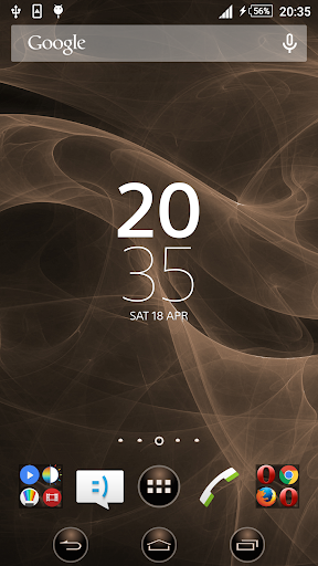 Copper Smoke Xperien Theme