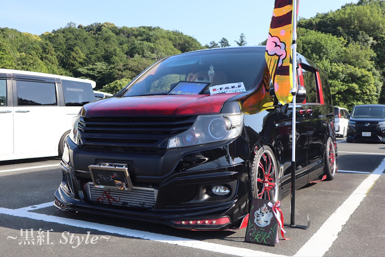 ステップワゴンスパーダのR-F.G.K.P2022・尾根遺産・(遊)ぺぇ〜♪・黒紅style・化け物降臨に関するカスタム事例の投稿画像12枚目