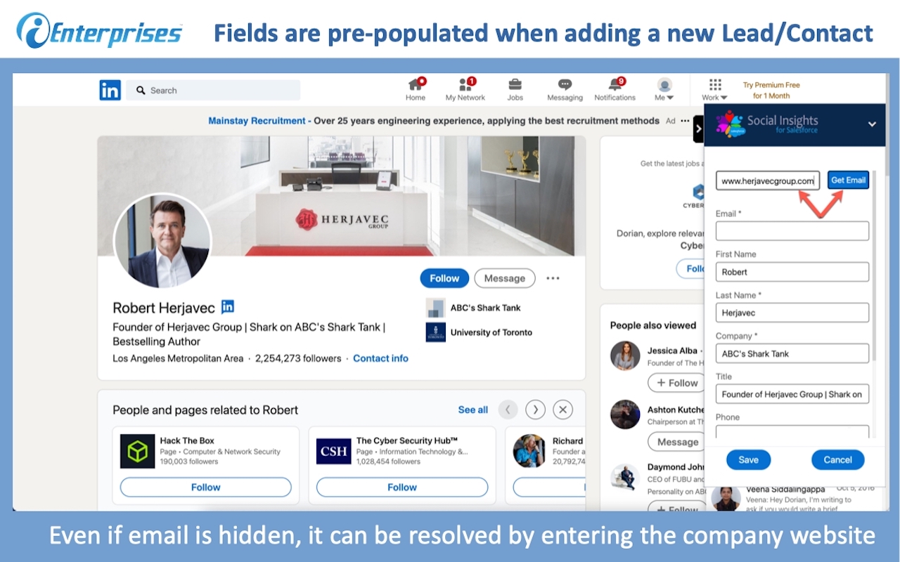 Social Insights for Salesforce and LinkedIn Preview image 2