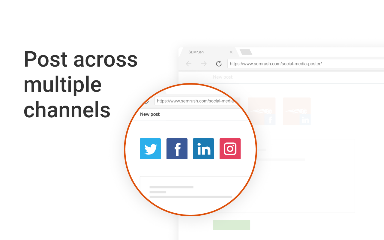 Semrush Social Media Poster Preview image 4