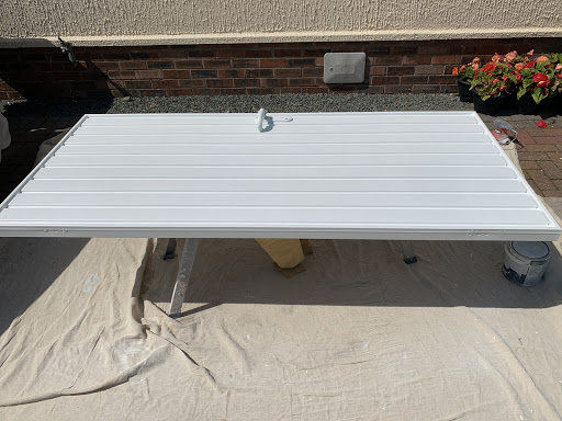 Spray painting Garage & Side Door