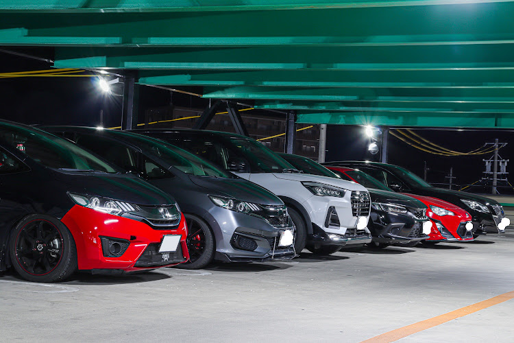フィットのFL1・ロッキー・ZN6・プチオフ会・3月もよろしくお願いしますに関するカスタム事例の投稿画像1枚目