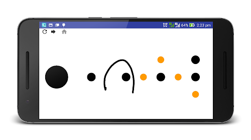 Android application Blek Line Dots screenshort