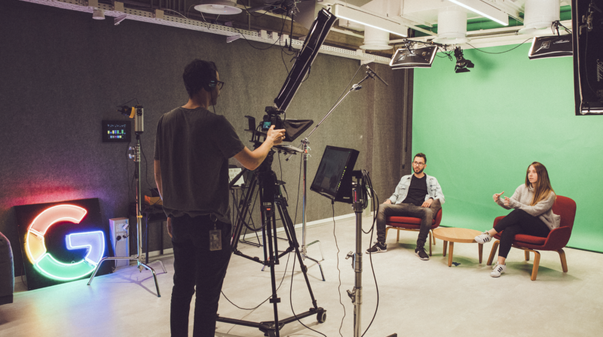 Green screen room, Creator Studio, Campus Tel Aviv, Google for Startups