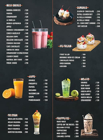 Kafetoz menu 
