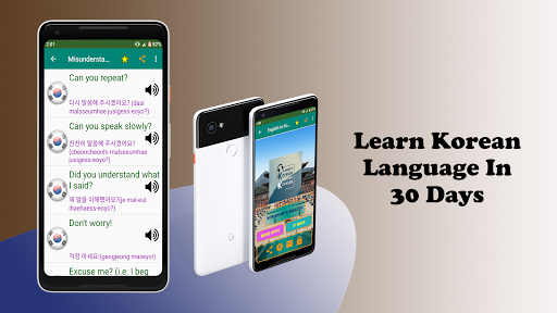 Korean Language Learning App Offline in English