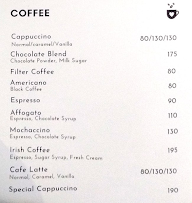 Cafe Arabica menu 2