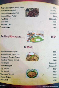 Andhra Style Family Restaurant menu 7