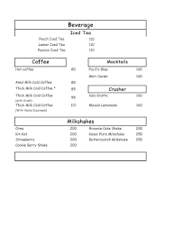 Cafe Mitram menu 8