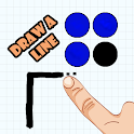 Draw a line: Destroy the dots